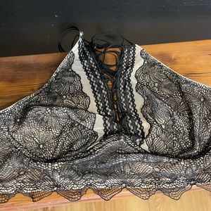 Victoria’s Secret lace up bralette. New without tags. Never worn. Size small